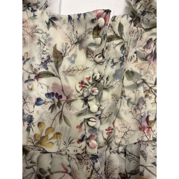 Selkie Women's The Wildflower‎ Kilburn Demoiselle Gown Floral large Bridgerton - Picture 8 of 12